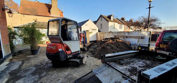 Digger digging