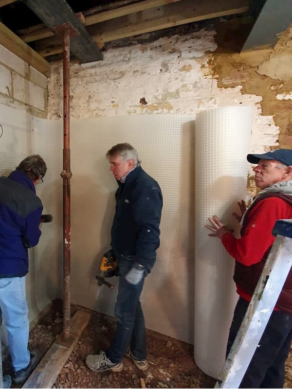 The team working in The Kitchen