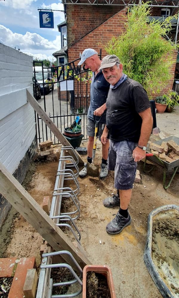 Lads happy with their work