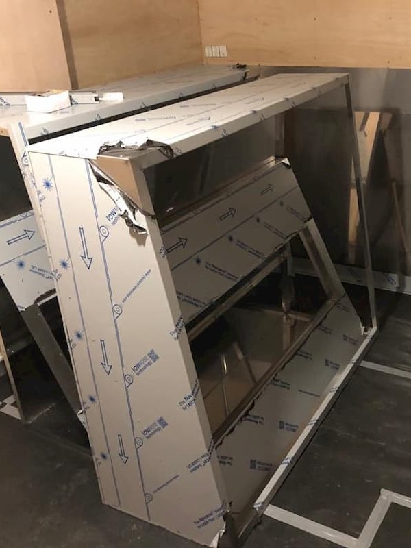 The cooker hood set in The Store Room