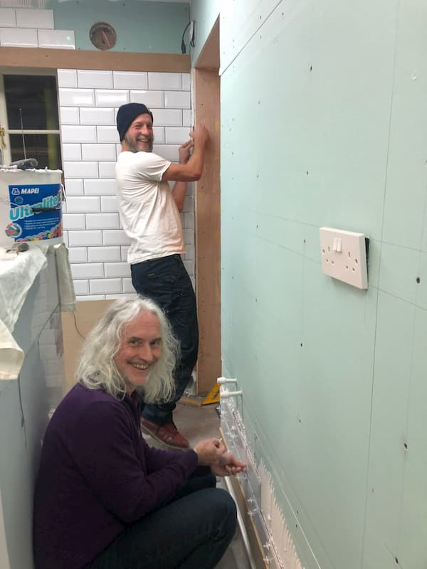 Richard Allen and Tony Cross tiling