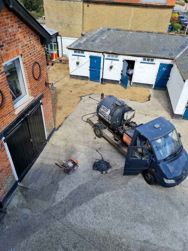 The lorry made quite progress from the corner to eventually being out The Main Gate