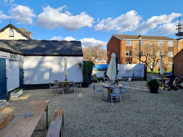 Another photo of The COurtyard, this time take from the covered area