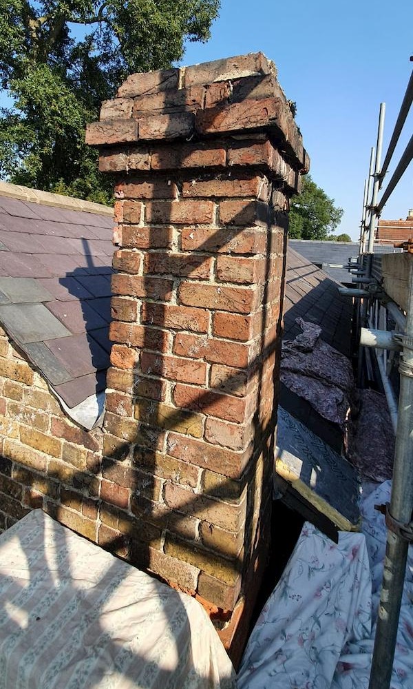 The chimney to come down
