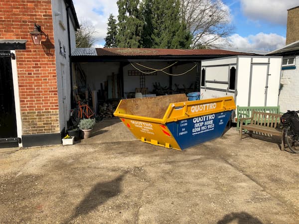 Another skip has arrived