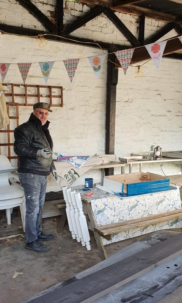 Painting soffits ready for mounting, 13th February 2020