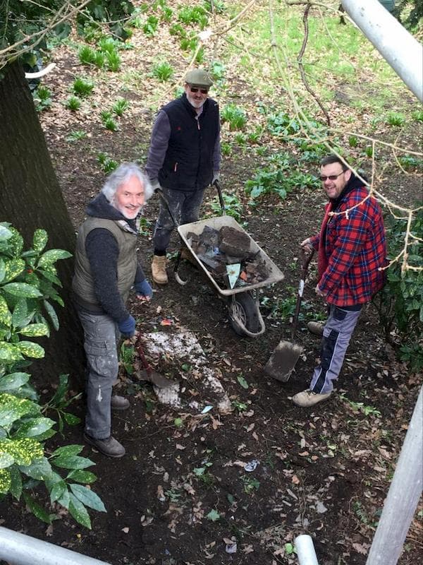 His last day volunteering,26th February 2020