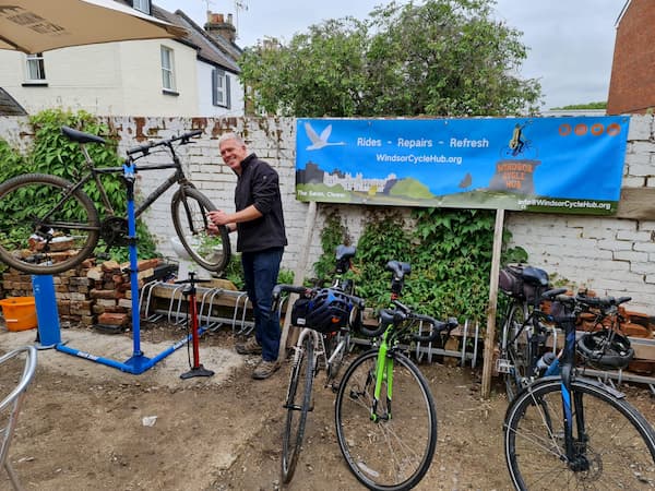 The Windsor Cycle Hub promoting cycling in Windsor