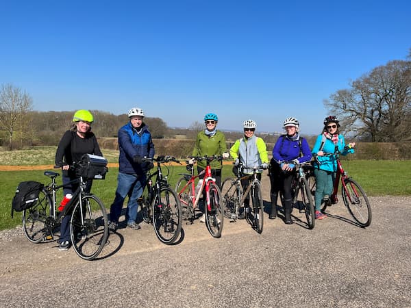 Blue sky, fresh air, friendship ... what's not to enjoy cycling round Windsor