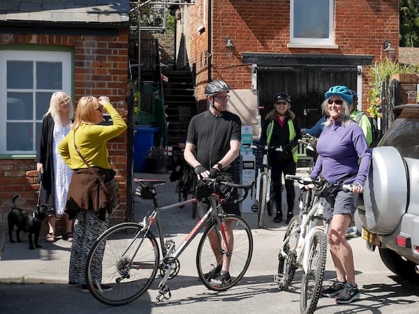 Outside The Main Gates at The Swan