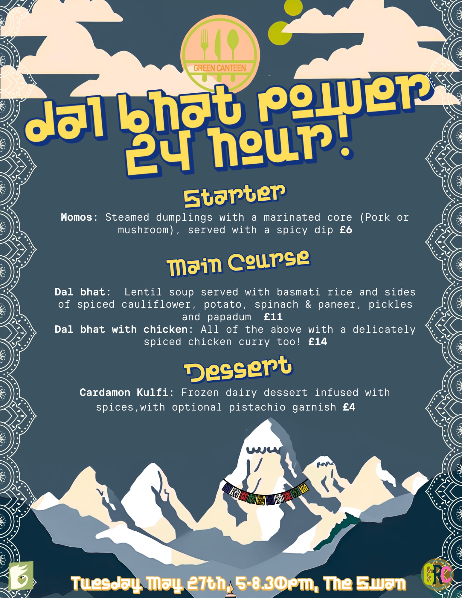 Green Canteen Menu