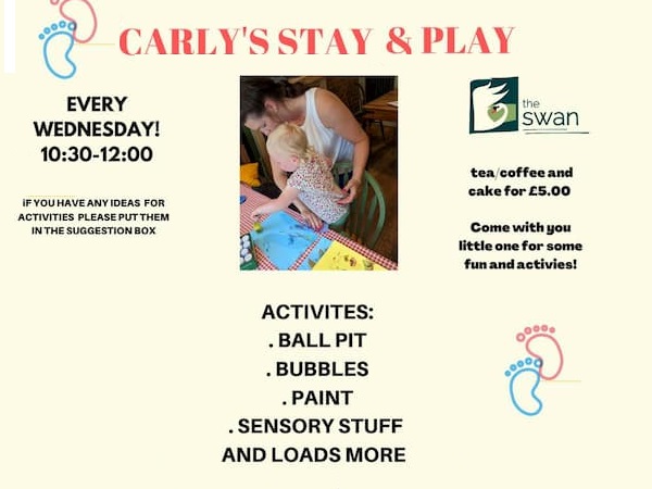 Stay and play every fortnight at The Swan
