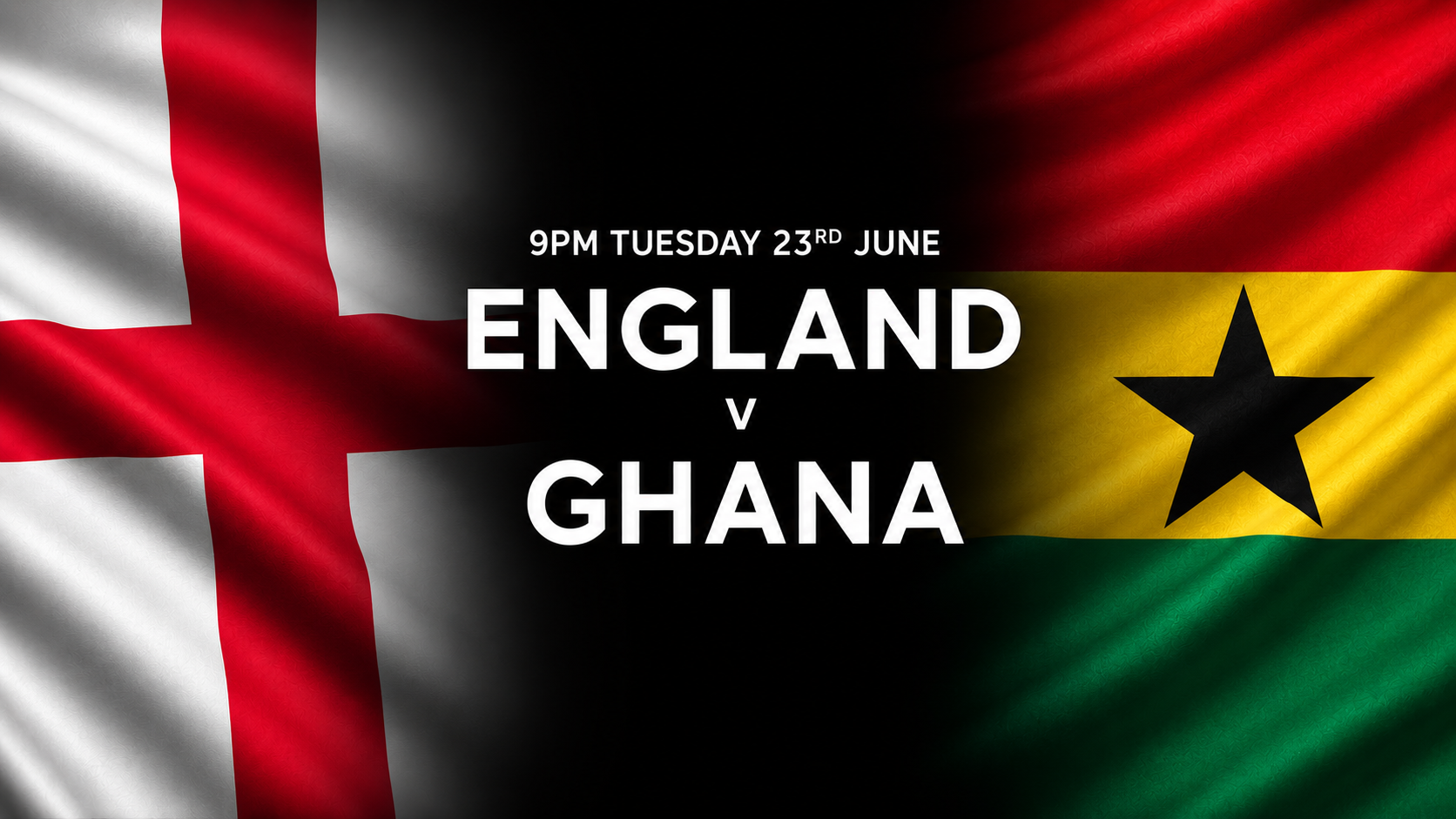 England Ghana Flags World Cup 2026