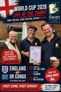England vs DR Congo at The Swan