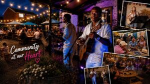 Montage of photos from Thames Hospice MusicFest (Augsut 2026)