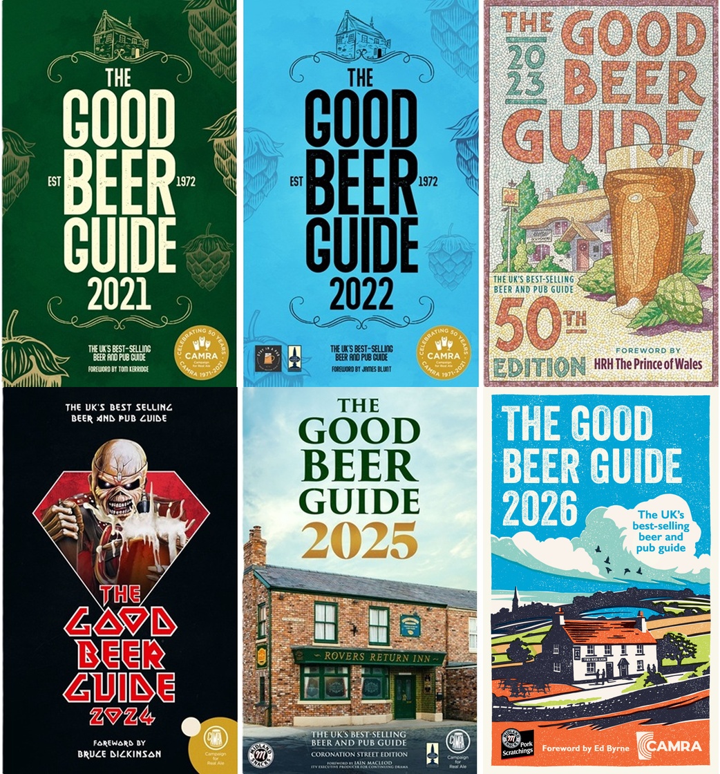 Good Beer Guide Covers 2021 to 2026