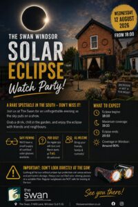 Solar eclipse watch party and quiz night at the swan windsor